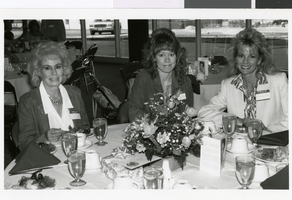 Photograph of a group of women at Maurine Wilson's 90th birthday party at the Thomas, Las Vegas, March 12, 1988