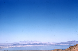Slide of Lake Mead, Nevada, Fall 1955