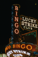 Slide of the Lucky Strike Club, December 1955