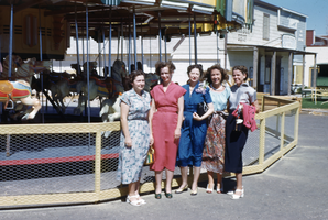 Slide of Maurine Wilson and others, circa 1950s
