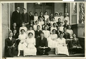Photograph of the Florence High School graduating class, Colorado, 1916