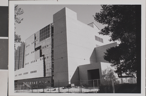 Photograph of Lied Library construction, University of Nevada, Las Vegas, October 1999