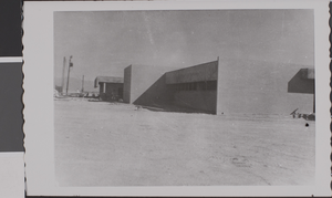 Photograph of Maude Frazier Hall construction, Nevada Southern University, circa 1957
