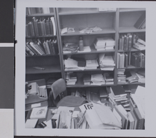 Photograph of library office in Grant Hall, Nevada Southern University, circa 1960-1961