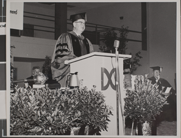 Photograph of second commencement ceremony, Nevada Southern University, June 14, 1965