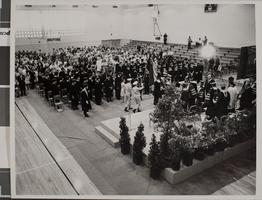 Photograph of commencement ceremony, Nevada Southern University, 1964-1965
