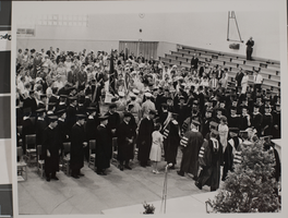 Photograph of commencement ceremony, Nevada Southern University, 1964-1965