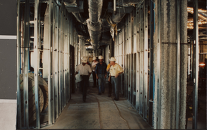 Photograph of construction workers, University of Nevada, Las Vegas, circa 1991-1992
