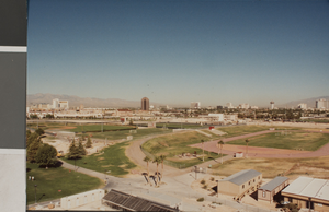 Photograph of the University of Nevada under construction, Las Vegas, October 4, 1991