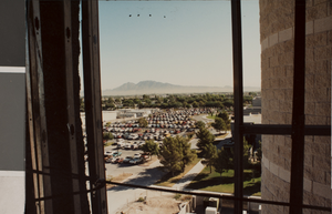 Photograph of the view from the fifth floor, University of Nevada, Las Vegas, Las Vegas, October 4, 1991