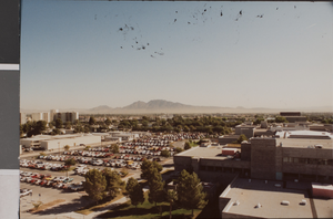 Photograph of the UNLV campus, University of Nevada, Las Vegas, Las Vegas, October 4, 1991