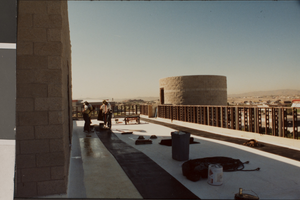 Photograph of the Rod Lee Bigelow Health Sciences building construction, University of Nevada, Las Vegas, Las Vegas, October 4, 1991