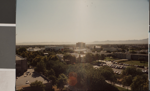 Photograph of a broad view of the UNLV campus, University of Nevada, Las Vegas, Las Vegas, October 4, 1991