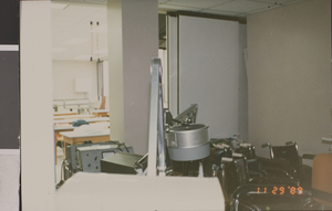 Photograph of classroom equipment, University of Nevada, Las Vegas, circa 1991-1992