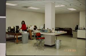 Photograph of people in a classroom, University of Nevada, Las Vegas, circa 1991-1992
