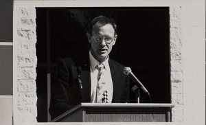 Photograph of groundbreaking ceremony, University of Nevada, Las Vegas, circa 1991-1992