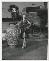Photograph of a woman in a dress, Las Vegas, circa 1940s