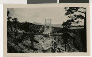 Photograph of a bridge near Canon City, Colorado, circa 1920-1950s