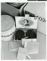 Photograph of rolls of film and similar materials, circa 1970s