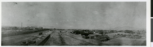 Photograph of the railroad yard, Las Vegas, circa 1910