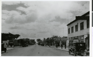 Photograph of Fremont and 2nd Streets, Las Vegas, circa 1918