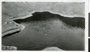 Photograph of the salt water hole, circa 1930s