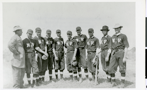 Photograph of the Moapa Valley High School Baseball Team, circa 1930s