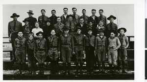 Photograph of Boy Scout Troop 63, Las Vegas, Nevada, circa 1930s