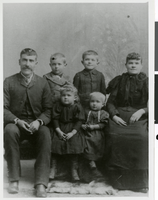 Photograph of Albert and Matilda Reber and family, circa 1880-1890s