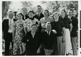 Photograph of the Frehner family, circa 1930s-1940s