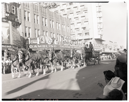 Film transparency of Entry Number 103 in the Helldorado Parade on Fremont Street, Las Vegas, Nevada, May, 1958