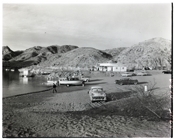 Film transparency of Willow Beach Marina, Arizona, 1956