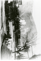 Photograph of steam trains, Caliente, Nevada, circa 1946