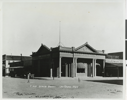 Photograph of First State Bank, Las Vegas, circa early 1930s