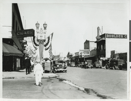 Photograph of Fremont street, Las Vegas, circa 1930s