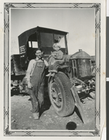 Photograph of Fred Stephens and Lucille McAllister, Carrara, Nevada, Februrary 19, 1931