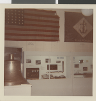 Photograph of USS Nevada display, circa 1950s