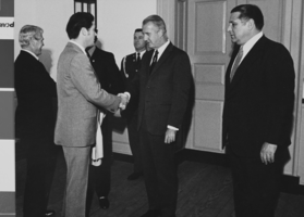 Photograph of Mayor Oran K. Gragson and Vice-President Spiro Agnew, October 20, 1972