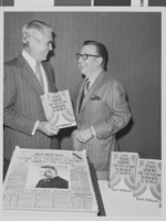 Photograph of Mayor Oran K. Gragson (left) with author Earl Wilson, circa 1971