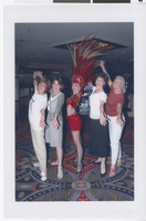 Photograph of Valda Boyne Esau and some of the Bluebell girls for a mini- reunion at the Stardust Hotel, Las Vegas, Oct 18, 2006.