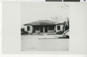 Photograph of a duplex on 7th street owned by MA Williams, Las Vegas, 1946