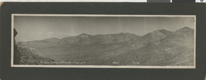 Photograph of mountains north of Montgomery Mountain, May 1906