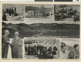 Postcard of scenes in central Nevada, circa 1927-1930s