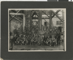 Photograph of miners at the Mexican Mine in Virginia City, Nevada, circa 1900s