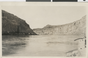 Photograph of Colorado river, Boulder Canyon, August 1929