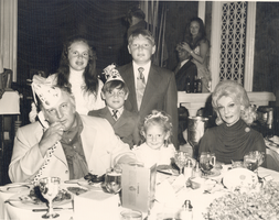 Photograph of Jay Sarno with his wife and children, Caesars Palace, Las Vegas, Nevada, 1969