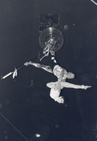 Photograph of aerial performers at Circus Circus, Las Vegas, Nevada, circa 1968