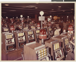 Photograph of the interior of Slots-A-Fun Casino, Las Vegas, Nevada, 1971-1979