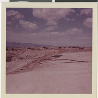 Photograph of Caesars Palace construction site, Las Vegas, Nevada, May 9, 1965