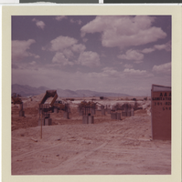 Photograph of Caesars Palace construction, Las Vegas, Nevada, May 9, 1965